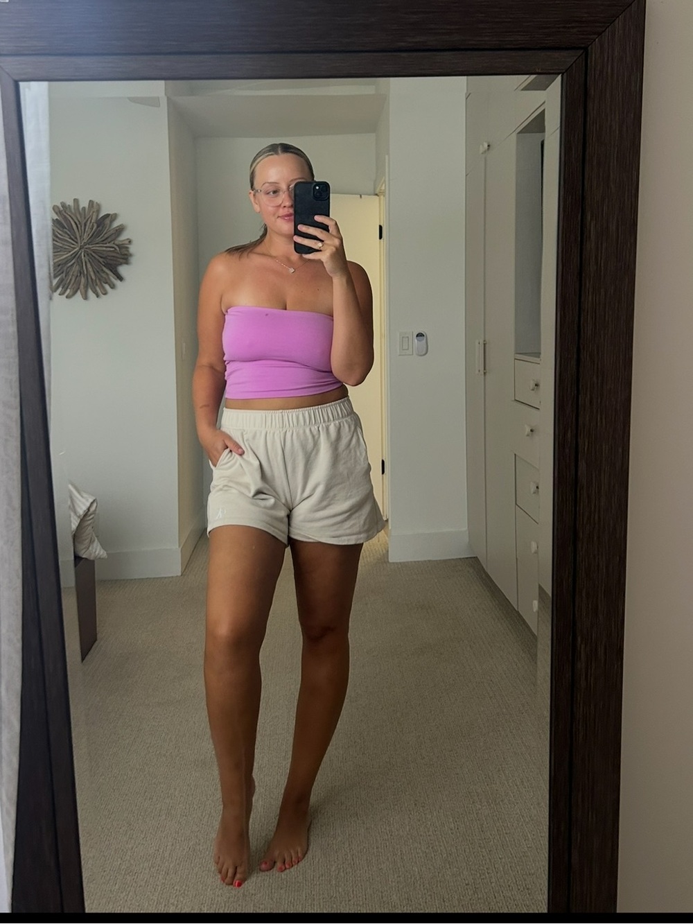 Calvin Klein Tan cotton shorts